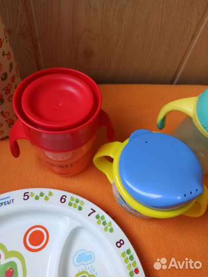 Детская посуда для кормления пакетом
