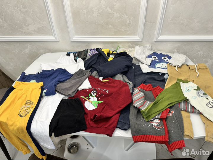 Вещи пакетом на мальчика 86-110