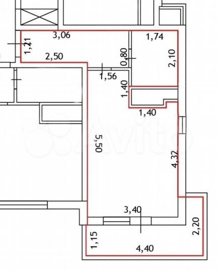 1-к. квартира, 32 м², 5/18 эт.
