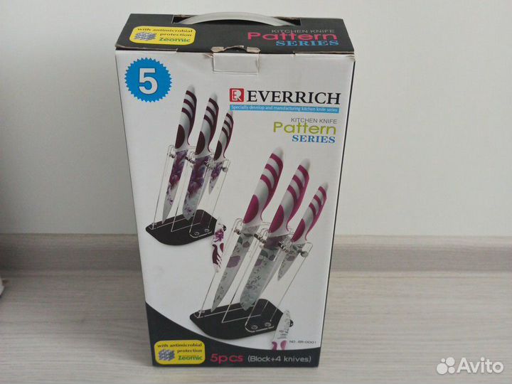 Набор металлокерамических ножей everrich