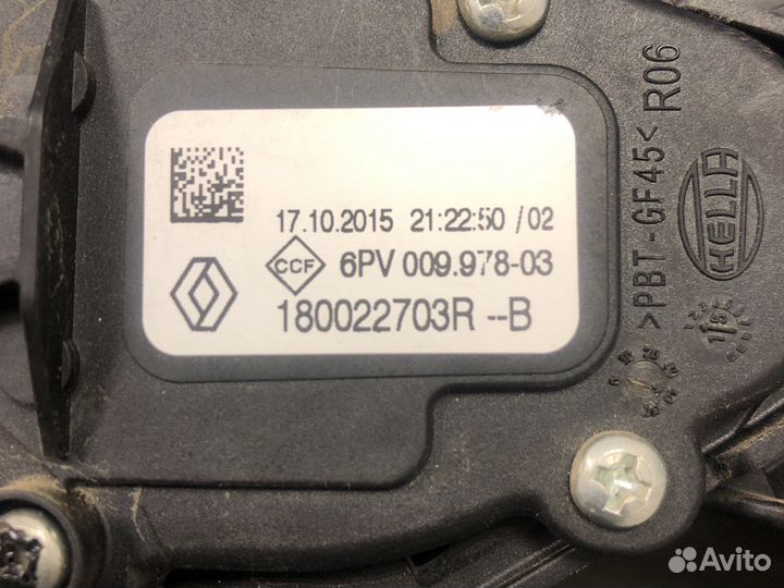Педаль газа Renault Logan 2 180022703R