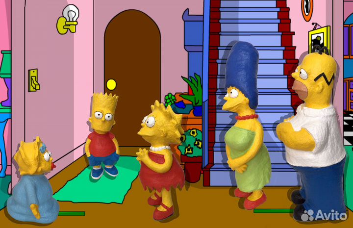 Симпсоны, ручная работа