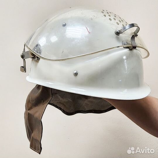 Шлем пожарного кп-80 (мвд) с забралом (оригинал СС