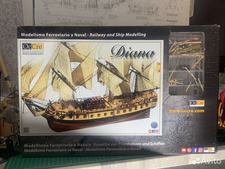 Модель корабля “Diana” от “Occre”