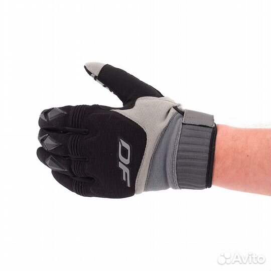 51557 Перчатки DragonFly Enduro серо-черный (Drago