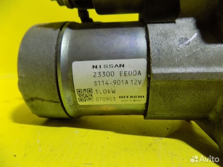 Стартер Nissan Tiida / Qashqai / Note HR16