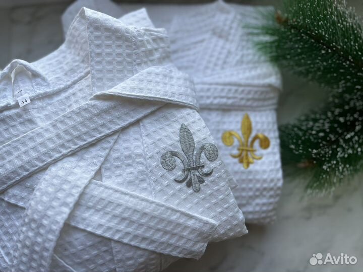 Халат женский вафельный