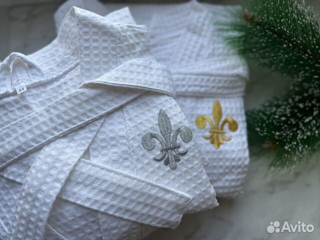 Халат женский вафельный