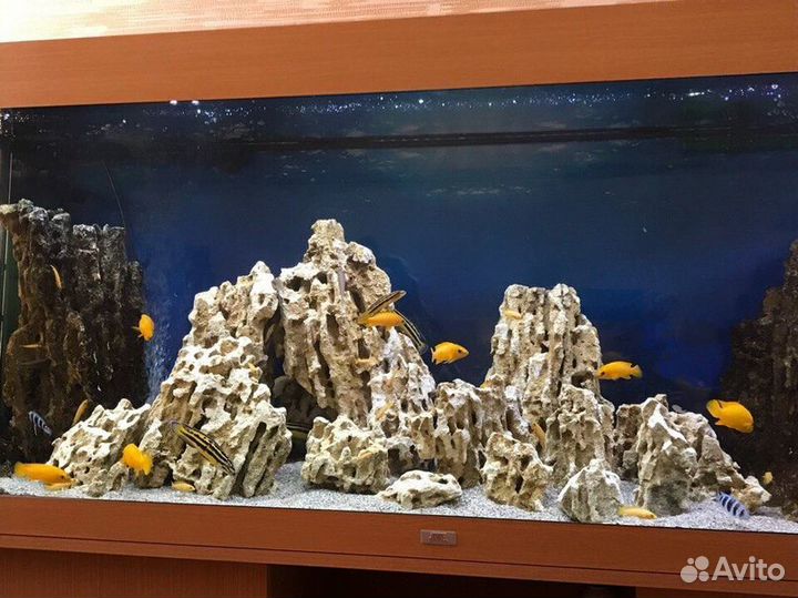 Камни песчаник для аквариума / грот меотис