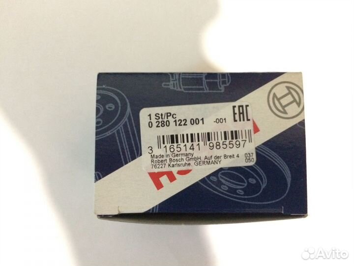 Датчик дросельной заслонки Bosch 0.280.122.001.001