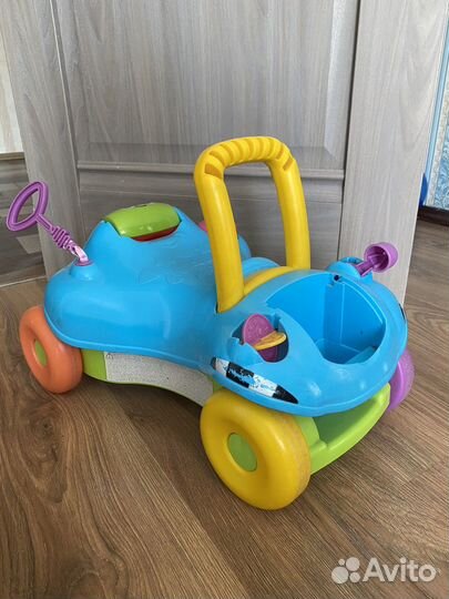 Ходунки каталка машинка 2 в 1