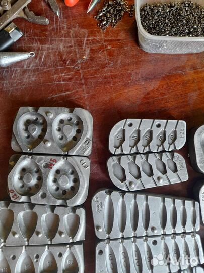 Формы для литья рыболовных грузил