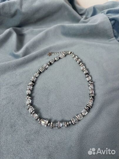 Колье чокер из натуральных камней