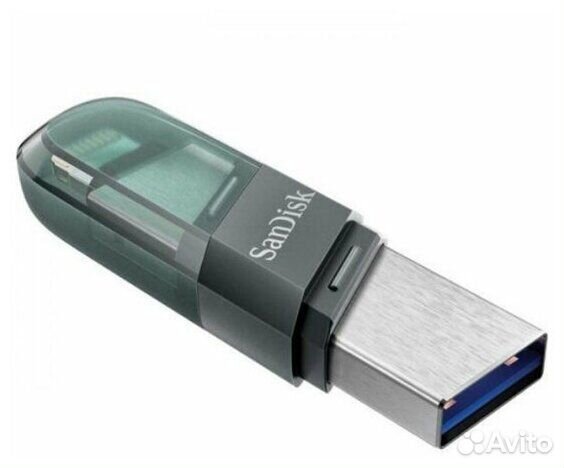 SanDisk iXpand Flash Drive Flip 2 разъема