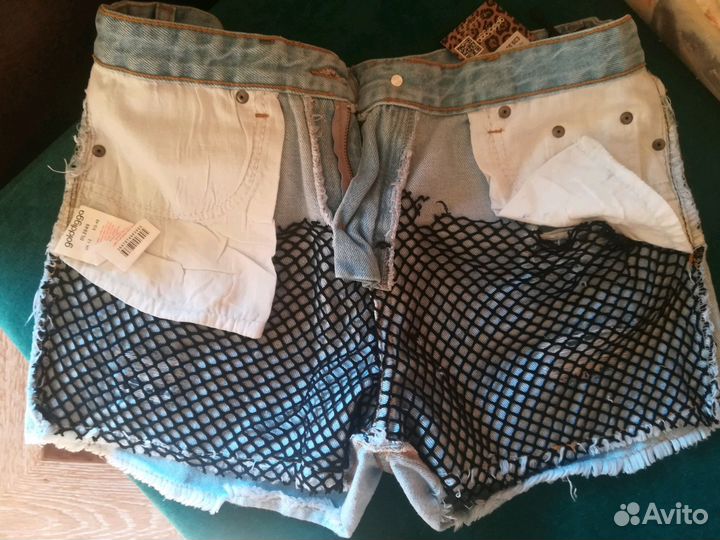 Шорты джинсовые