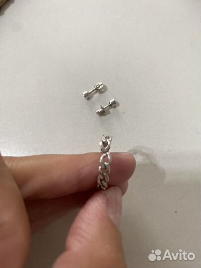 Серебряные серьги