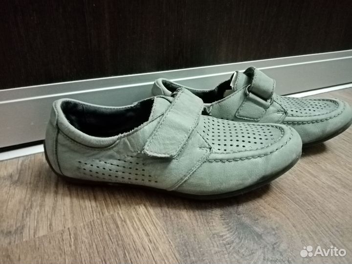 Мокасины нат.кожа р. 34