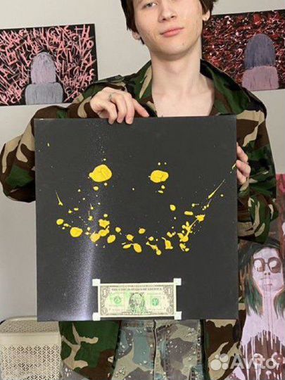 Картина акрилом на холсте