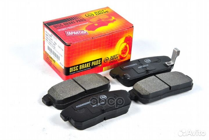 JBP0016, just drive, Колодки тормозные дисков