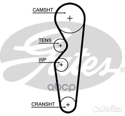Зубчатый ремень привода грм PowerGrip 5665XS G