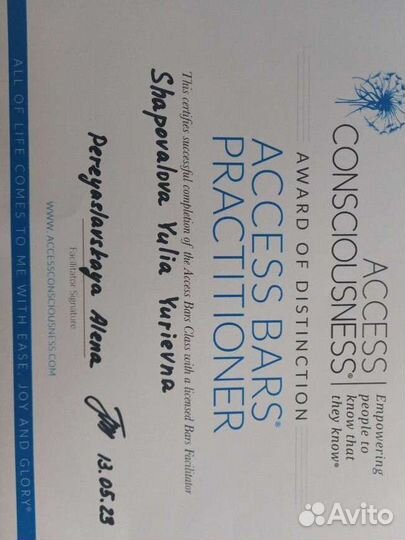 Access Bars для взрослых и детей