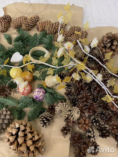 Рождественский венок сделай сам