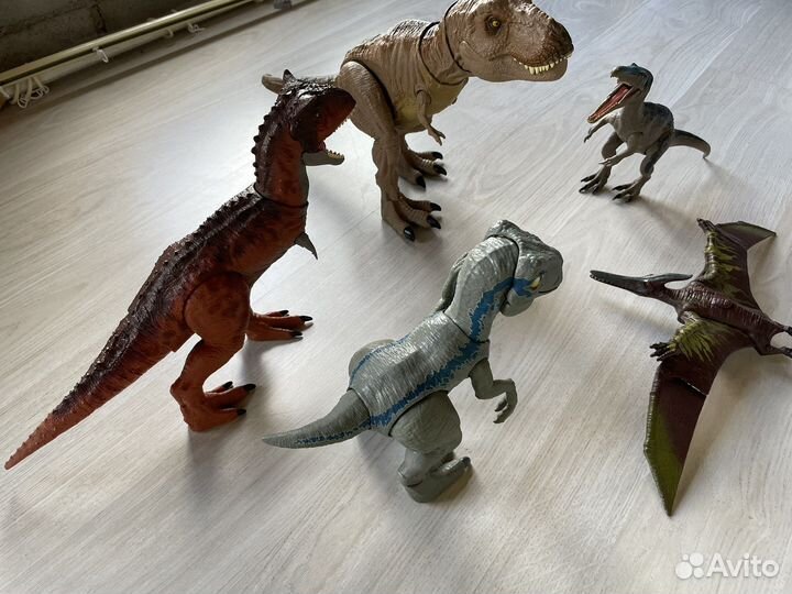 Динозавры фигурки jurassic world mattel