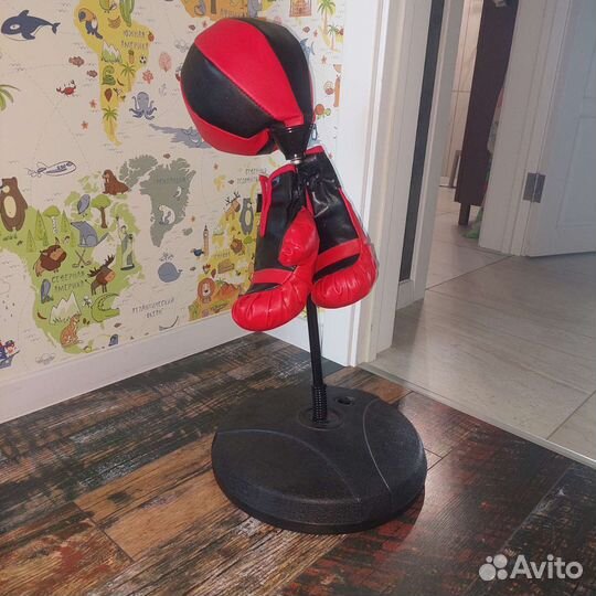 Боксерская груша. Детская напольная