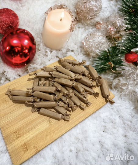 Ириски сливочные, фруктовые, веган