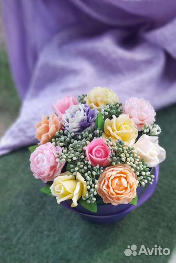 Букет из пенных роз