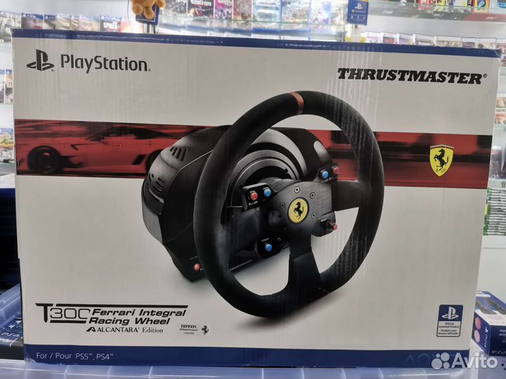 Игровой Руль Thrustmaster t300 Ferrari alcontara
