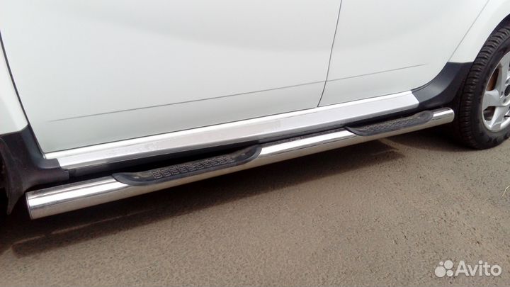 Пороги труба с проступью