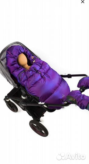 Зимний конверт в коляску nels