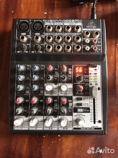 Микшерный пульт behringer xenyx1002fx