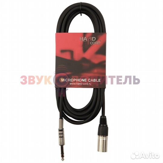 MCS-30 Аудио кабель XLR(M) -Jack mono 6,3мм 3м