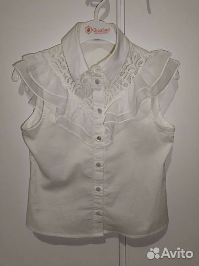 Блузка школьная 128