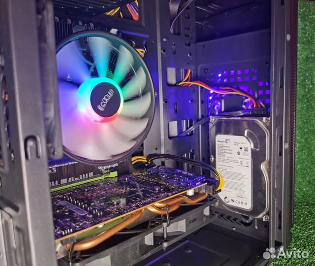 Игровой пк Intel Xeon E5/16Gb/SSD M.2/RX 580