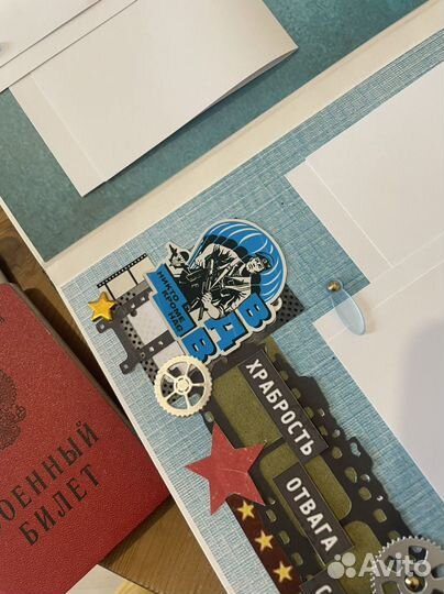 Фотоальбом дембельский вдв ручной работы