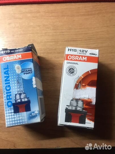 Лампы H15 Osram только дальний