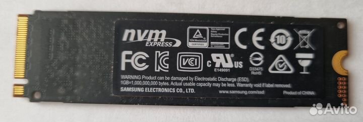 SSD Samsung 970 EVO 250гб