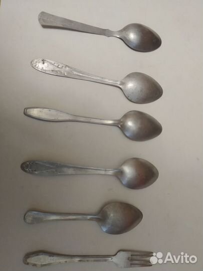 Вилки, ложки столовые СССР: нержавейка и алюминий