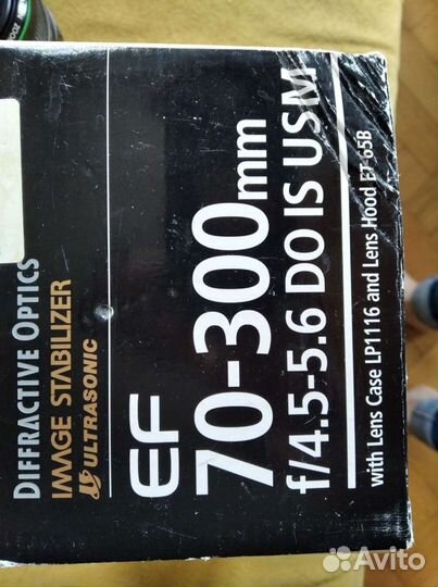 Объектив Canon EF 70-300mm f/4.5-5.6 DO Is USM