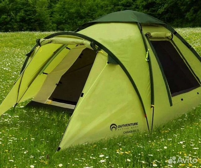 Палатка туристическая 3 местная новая