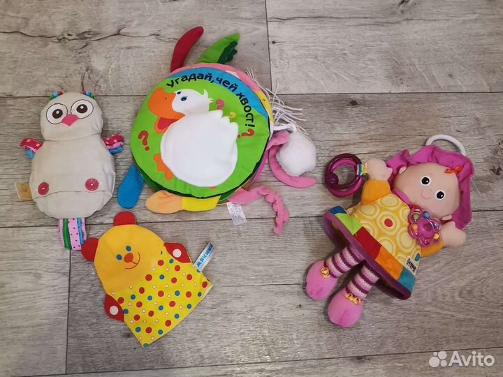 Развивающие игрушки мякиши пакетом для малышей