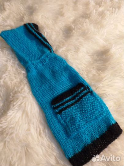 Вязаные костюмчики для собак мелких пород и щенков