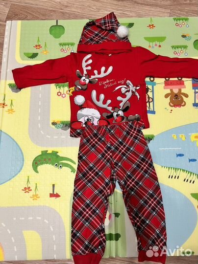 Новогодний костюм для малыша 86