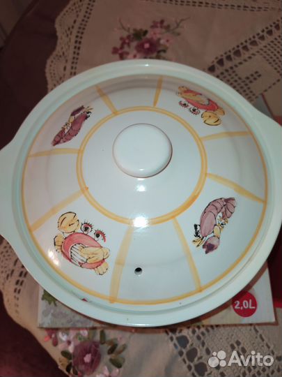 Набор кастрюль керамика