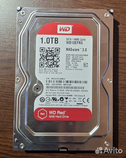 Жёсткий диск WD Red 1Tb