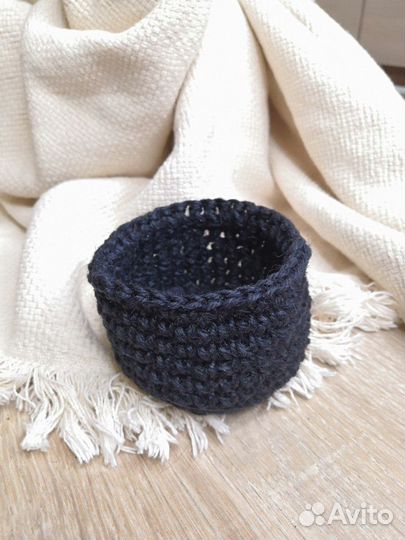 Корзиночка из джута. Система хранения