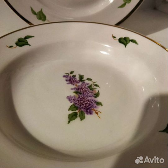 Тарелки Сирень Дулево